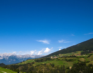 Naklejka na ściany i meble Mieminger Kette - Tirol - Alpen