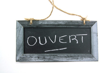 ardoise ouvert