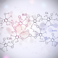 Abstract White Science Background