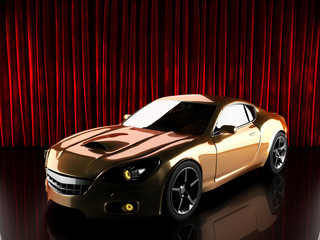 luxury brandless sport car