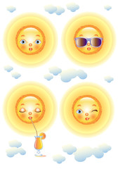 Four Faces of the Sun