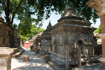 Pashupatinath temple complex on Bagmati River in Kathmandu, Nepal