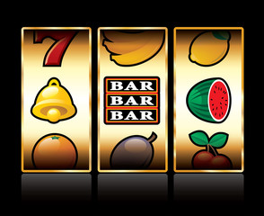 Fototapeta premium slot machine bar