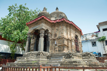 Fototapeta na wymiar Temple on Durbar square in Kathmandu