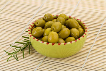 Green olives