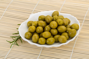 Green olives