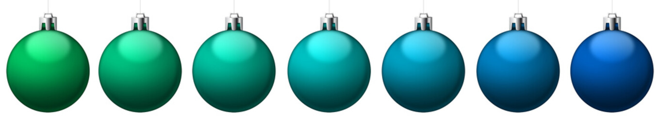 Boules de Noël bleues ciel