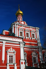 Fototapeta na wymiar Novodevichy convent in Moscow. UNESCO Heritage Site.
