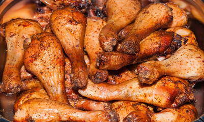 grilled chicken legs