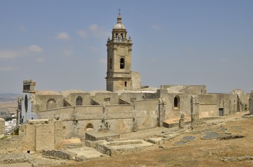 Fototapeta na wymiar Archaeological site in Medina Sidonia, Spain.