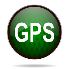 gps green internet icon