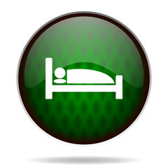 hotel green internet icon