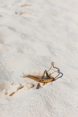 Rest in Paradise - Malediven - Aladdins Wunderlampe im Sand
