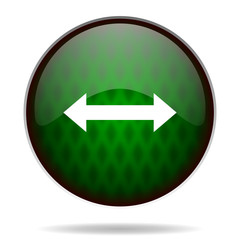 arrow green internet icon