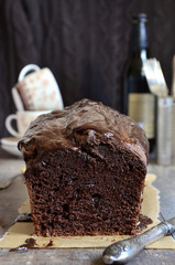 Chocolate beer cake.