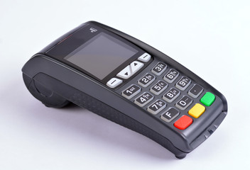 POS Payment GPRS Terminal, isolated on white