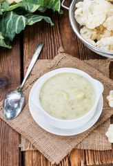 Homemade Cauliflower Soup