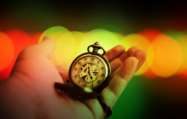 Colorful Time Background