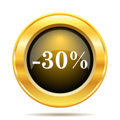 30 percent discount icon