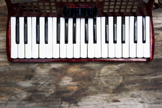 Keyboard Of Accordian