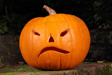 Halloween scary pumpkin