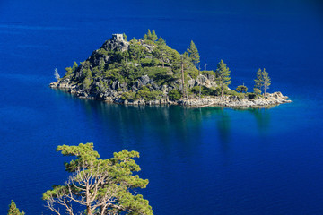 Lake Tahoe, Emerald Bay and Fannette Island