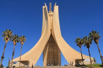 Tuinposter Martelaar Memorial in Algiers, Algerije © Picturereflex