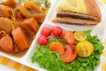美味しそうなランチプレート