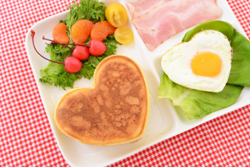 美味しそうな朝食