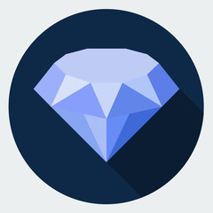 Fototapeta premium Vector precious gem icon