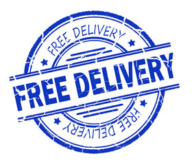 Fototapeta premium free delivery stamp