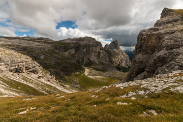 glacial valley in South Tyrol