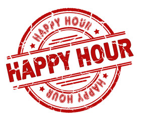 happy hour stamp