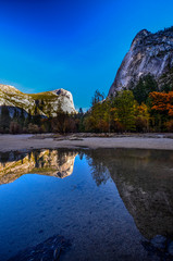 mirror lake,Yosemite National Park