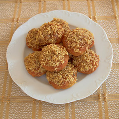 melomakarona, greek Christmas honey and nuts cookies