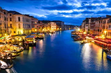 Tuinposter Canal Grande, Venetië, Italië © ecstk22