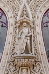 Entrance of Rossio Train Station. 