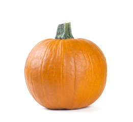 orange pumpkin isolated on white