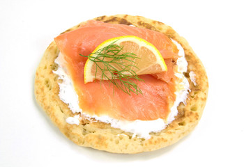 blinis et saumon