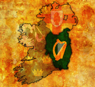 Leinster On Map Of Ireland