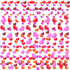 Happy Valentine's Day lettering Greeting Card o