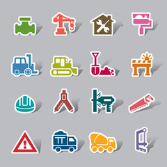 Construction Color Icon Label