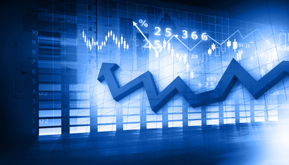 Stock Market Graph.
