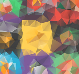 Triangle background. Pattern of geometric shapes