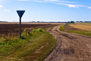 Country dirt road
