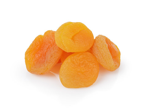heap of dried apricots