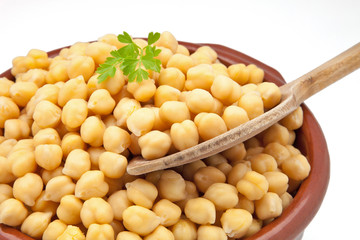 cazuela con garbanzos