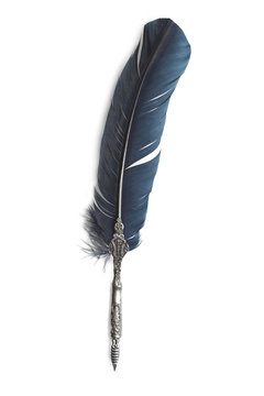 Quill pen isolated