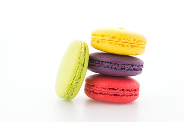 Macaroon isolated on white background