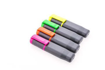 highlighter pen isolated on white background